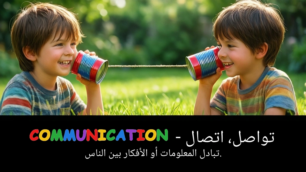 Arabic Illustration for communication